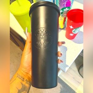 Starbucks Matte Black Acrylic-2016- Tumbler- 24 oz (Venti)